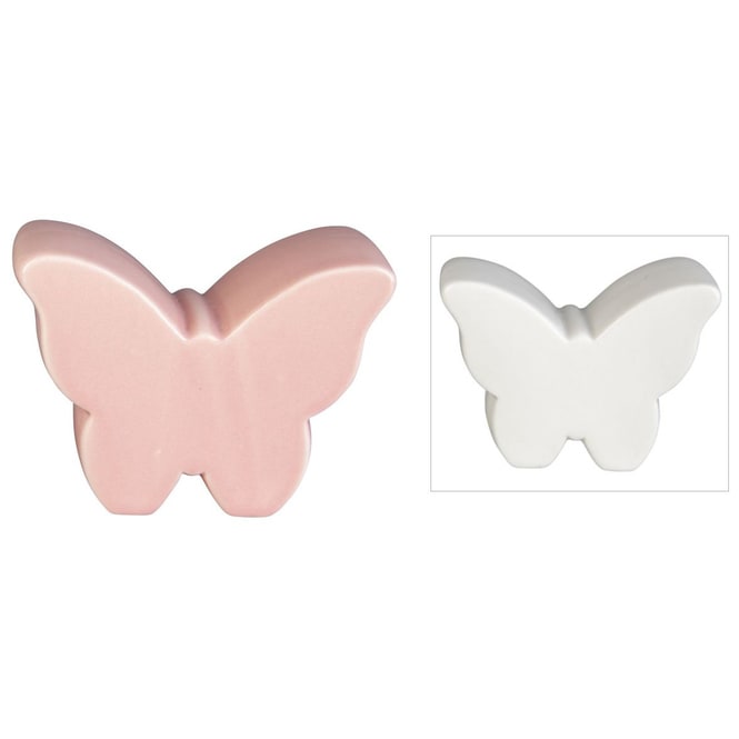 Schmetterling - aus Keramik - 10 x 3,5 x 7,5 cm - verschiedene Farben 