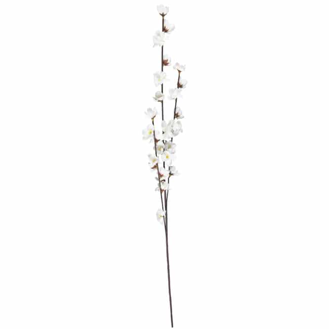 Apfelblütenzweig - 79 cm - weiß 