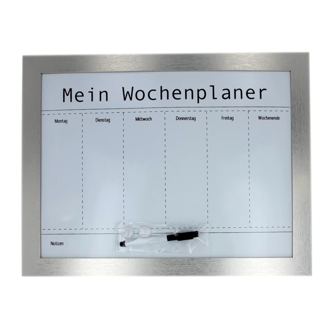 Memoboard - Wochenplaner - ca. 35x1x45 cm 