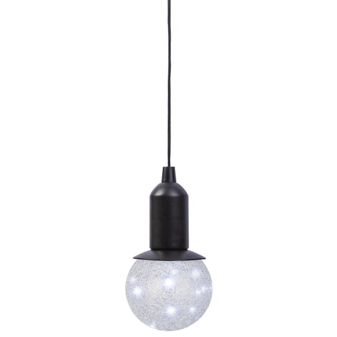 LED-Kugel - Ø = ca. 15 cm - silber 