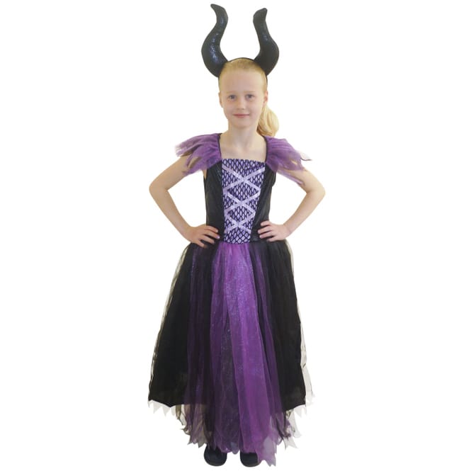 Kostüm - Böse Fee - für Kinder - 2-teilig - verschiedene Größen 