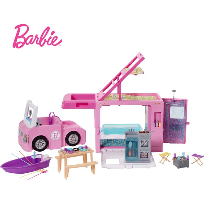 Barbie - 3-in-1 Abenteuer-Camper 