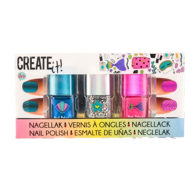 Create it! - Nagellack 3er Set - Meerjungfrau 