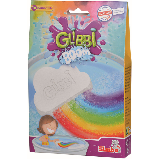 Badewannenspielzeug Glibbi Boom Regenbogenbombe 