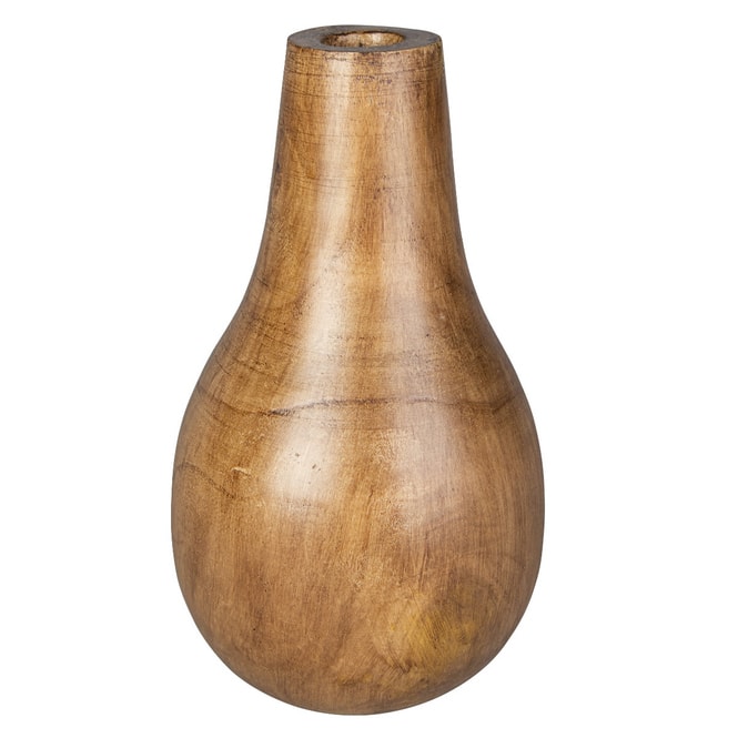 Vase - aus Holz - ca. 15 x 26 cm 