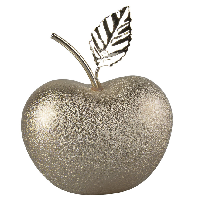 Deko-Apfel - aus Dolomit - ca. 10,5 x 7,5 x 13 cm 