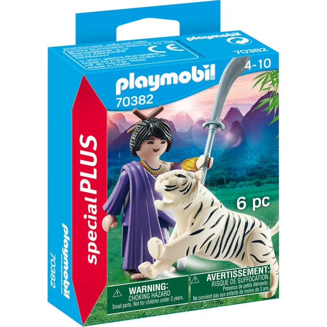 Playmobil® 70382 - Asiakämpferin mit Tiger - Playmobil® Special Plus 