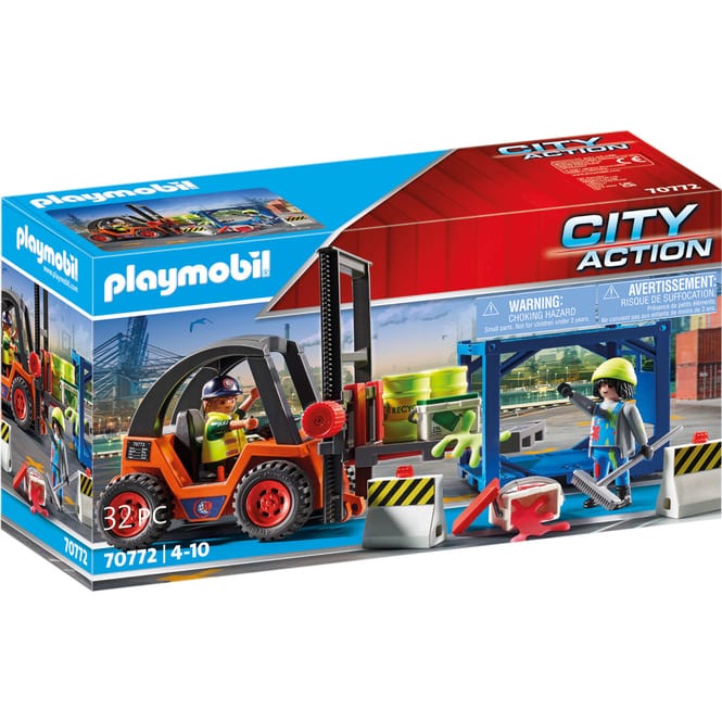 Playmobil® 70772 - Gabelstapler mit Fracht - Playmobil® City Action 