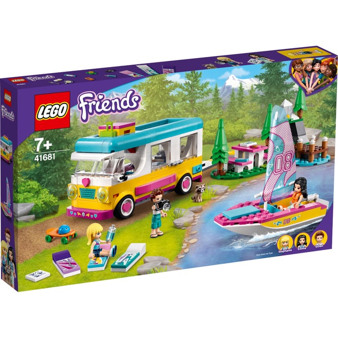 LEGO® Friends 41681 - Wohnmobil- und Segelbootausflug 