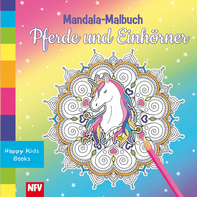 Mandala-Malbuch - Pferde und Einhörner 