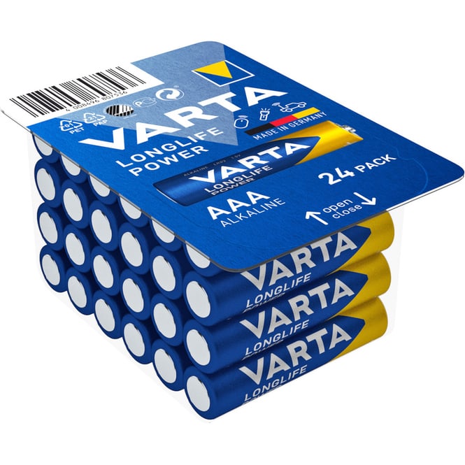 Varta Batterien - Longlife Power AAA - 24er Pack 
