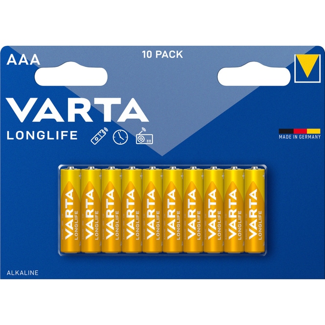 Varta Batterien - Longlife AAA - 10er Pack  