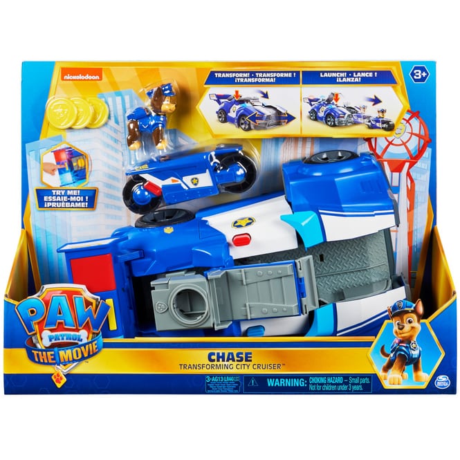 Paw Patrol - The Movie - Chases 2-in-1 Polizeicruiser 