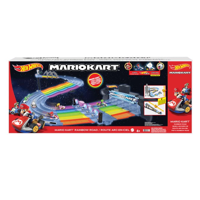 Mario Kart - Hot Wheels - Regenbogen Rennbahn  