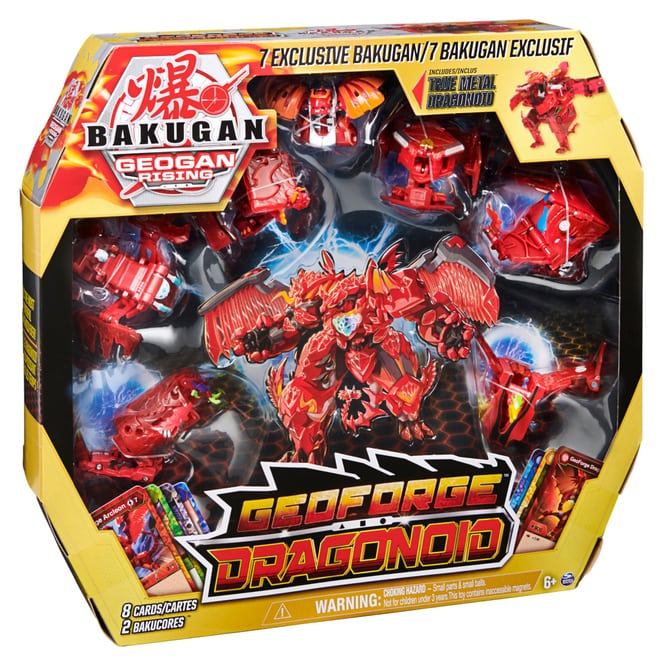 Bakugan - Spielfigur Geoforge Dragonoid - 7-teilig 