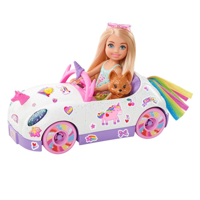 Barbie - Chelsea Einhorn-Auto Spielset 