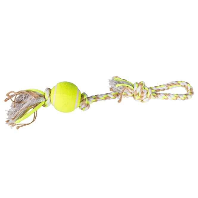 MICA Pets - Hundeseil mit Ball - ca. 52 cm 