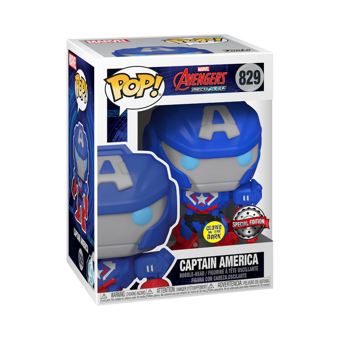 Funko POP! - Marvel Sammelfigur - Captain America Mech 