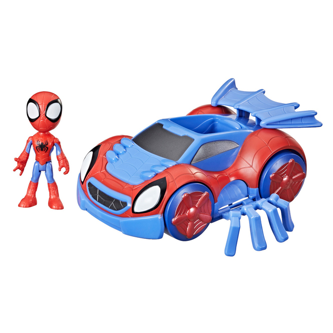 Spidey und seine Superfreunde - Verwandelbares Fahrzeug und Figur - 1 Stück 