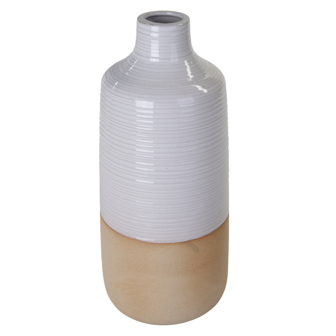 Vase - aus Keramik - ca. 10,5 x 10,5 x 24,5 cm 