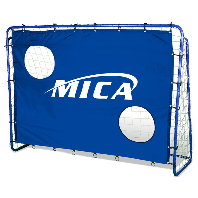 Mica - Fußballtor mit Netz und Torwand 