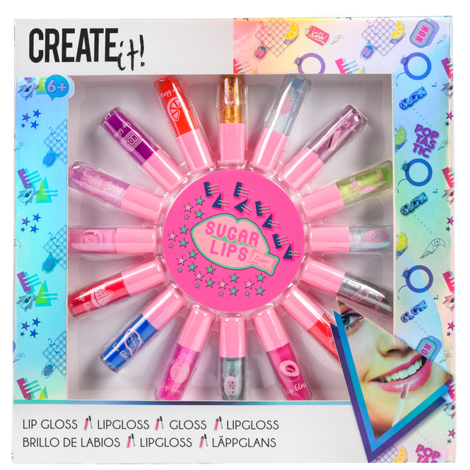 Create it! - Mini Lipgloss 16er Set - Sugar Lips 