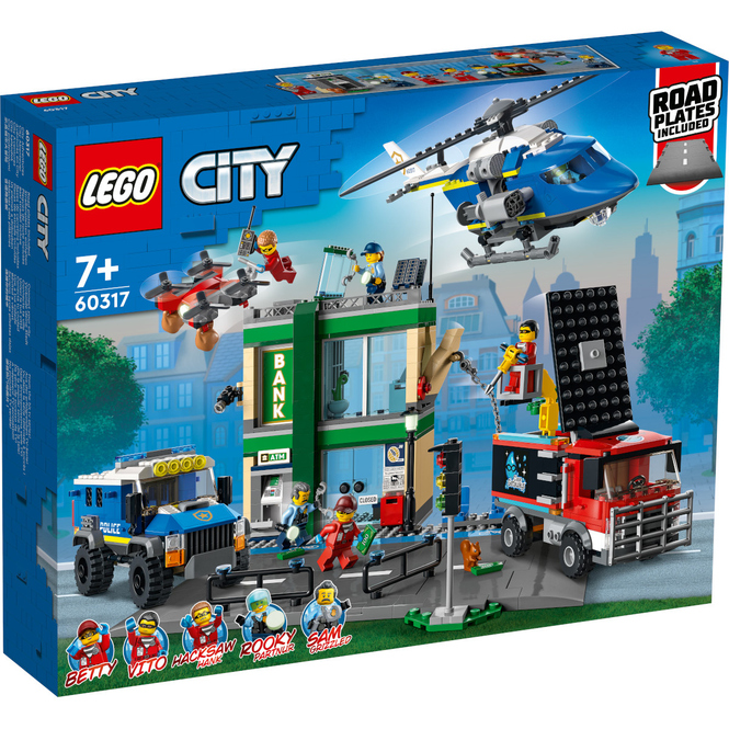 LEGO® City 60317 - Banküberfall mit Verfolgungsjagd 