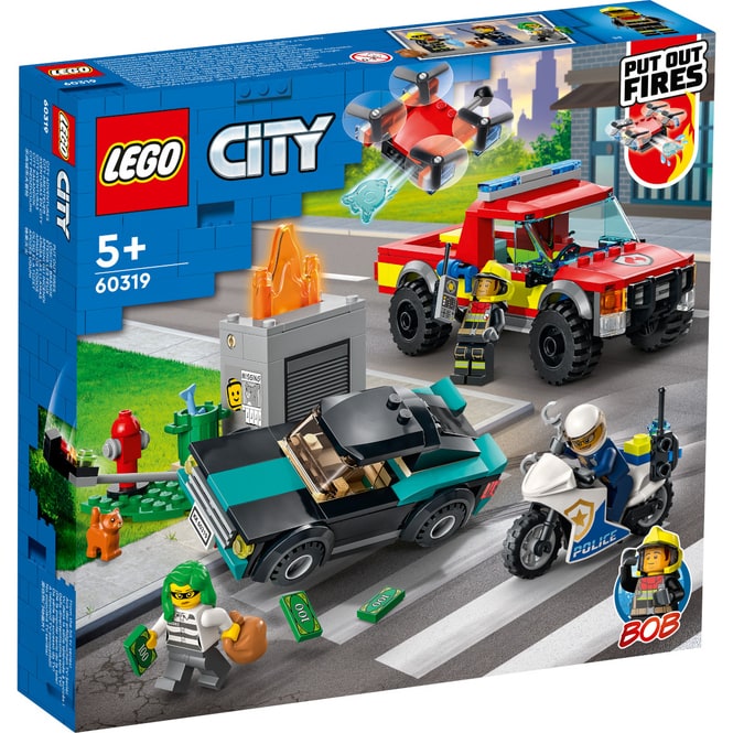 LEGO® City 60319 - Löscheinsatz und Verfolgungsjagd 
