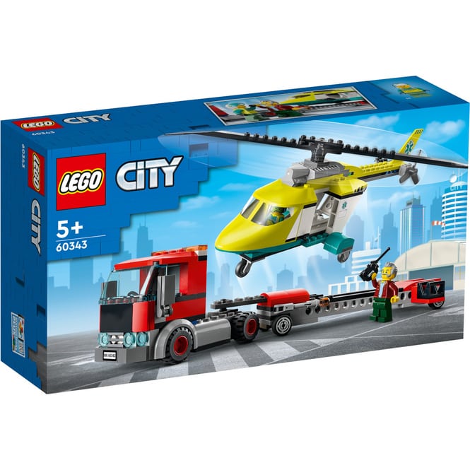 LEGO® City 60343 - Hubschrauber Transporter 