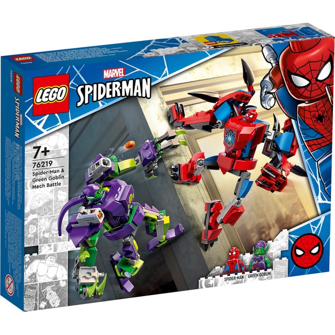 LEGO® Marvel Super Heroes 76219 - Spider-Mans und Green Goblins Mech-Duell 