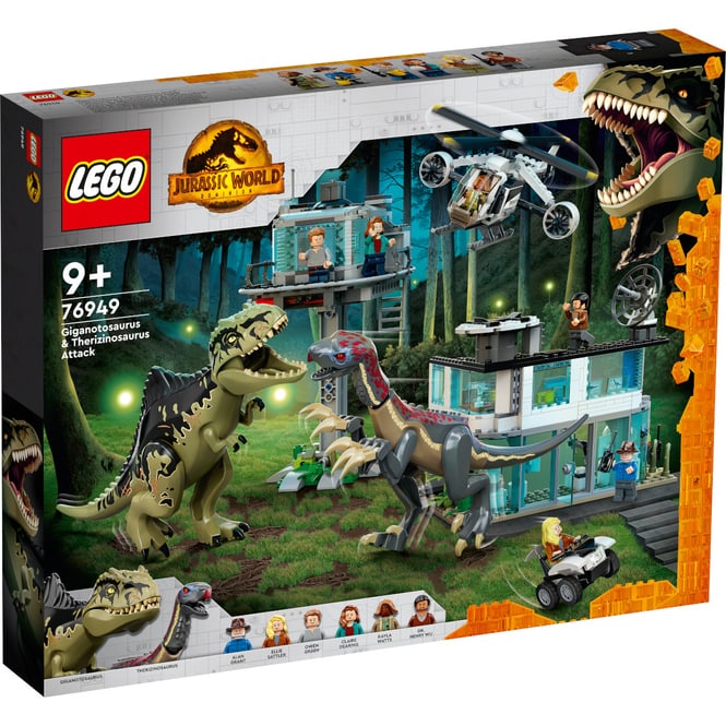 LEGO® Jurassic World™ 76949 - Giganotosaurus & Therizinosaurus Angriff 