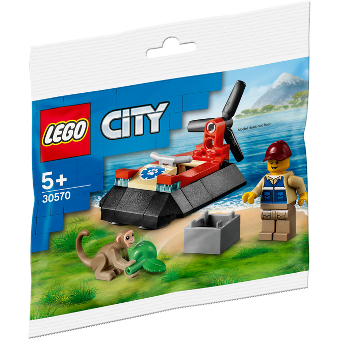 LEGO® City 30570 - Luftkissenboot für Tierrettungen 