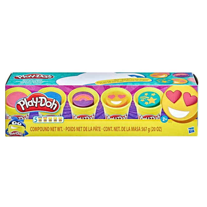 Play-Doh - Color Me Happy - 4er Pack Knete + 1 gratis 