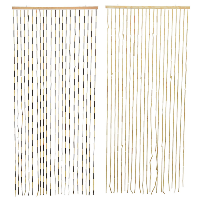 Türvorhang - aus Holz - ca. 90 x 1,5 x 200 cm - 1 Stück