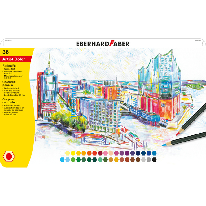 Eberhard Faber - Artist Color Farbstifte - 36 Stück 