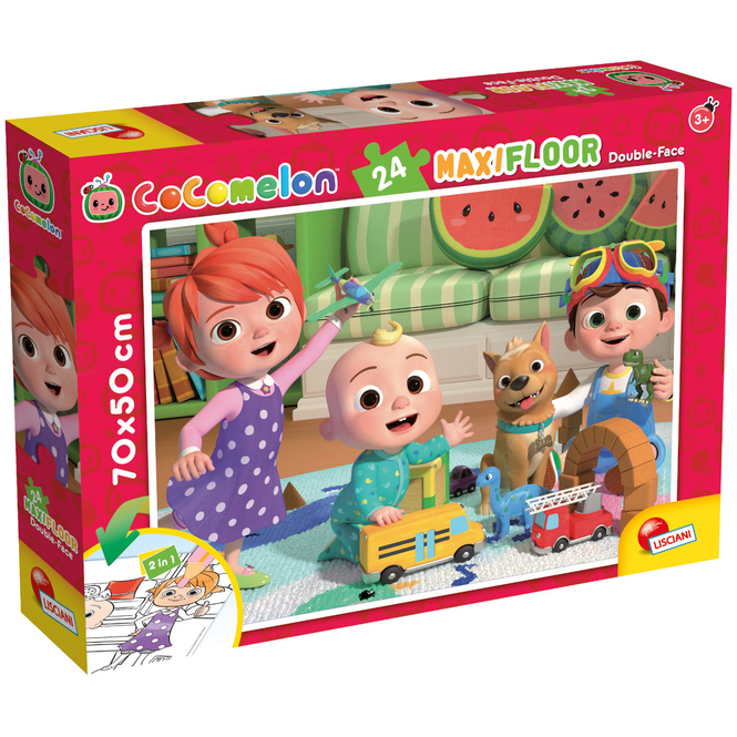 CoComelon - A sunny day for play - Maxi Floor Double Face Puzzle - 35 Teile 