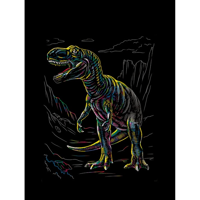 Besttoy - Kratzbild T-Rex 