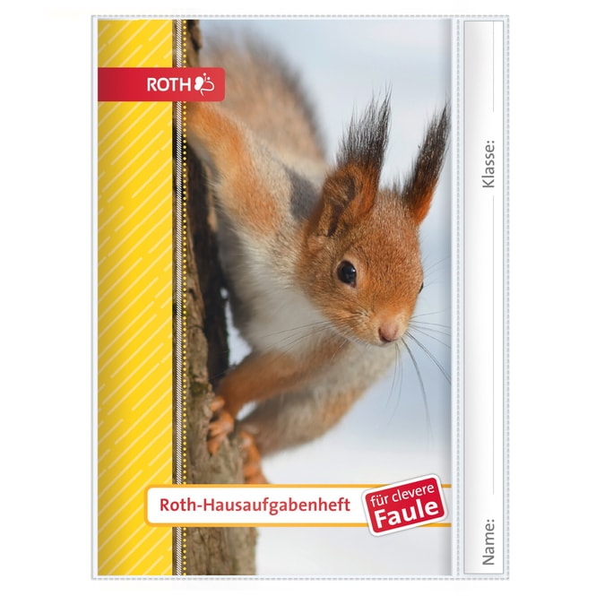 Hausaufgabenheft - Eichhörnchen - DIN A5 