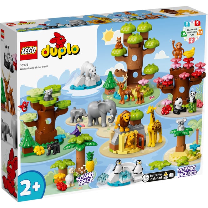 LEGO® DUPLO® Town 10975 - Wilde Tiere der Welt 