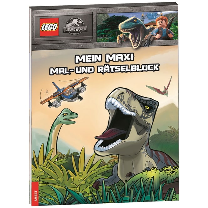 LEGO® Jurassic World™ - Mein Maxi Mal- und Rätselblock 
