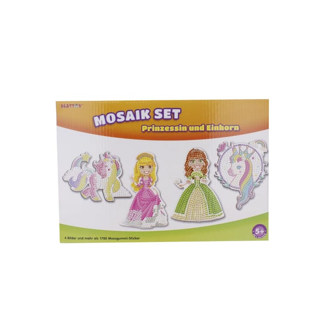 Besttoy - Mosaik-Set - Prinzessin und Einhörner