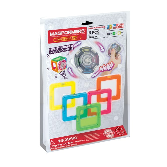 MAGFORMERS - Spin Plus Set - 6 Teile 