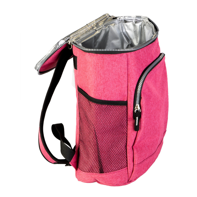 Kühlrucksack - pink - aus Textil - ca. 28 x 16 x 35 cm - 15 l