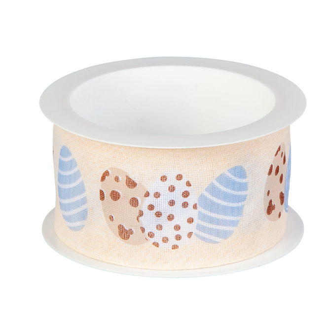Dekoband - Ostern - ca. 200 x 4,0 cm - creme