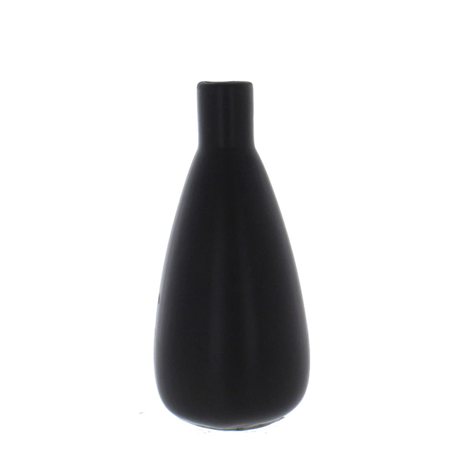 Vase - schwarz - ca. 8 x 17 5 cm