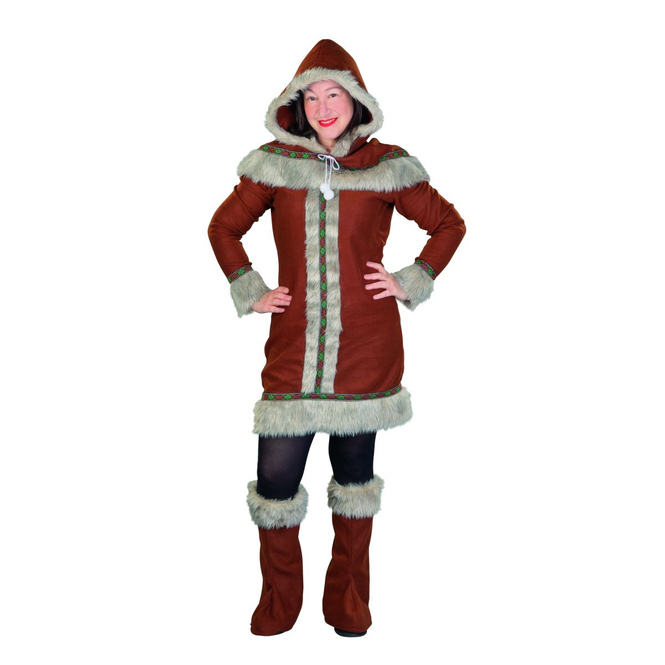 Kostüm - Inuit Frau - für Erwachsene  - Größe 36/38
