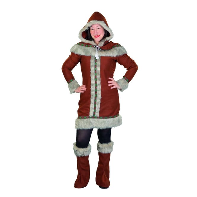 Kostüm - Inuit Frau - für Erwachsene  - Größe 40/42