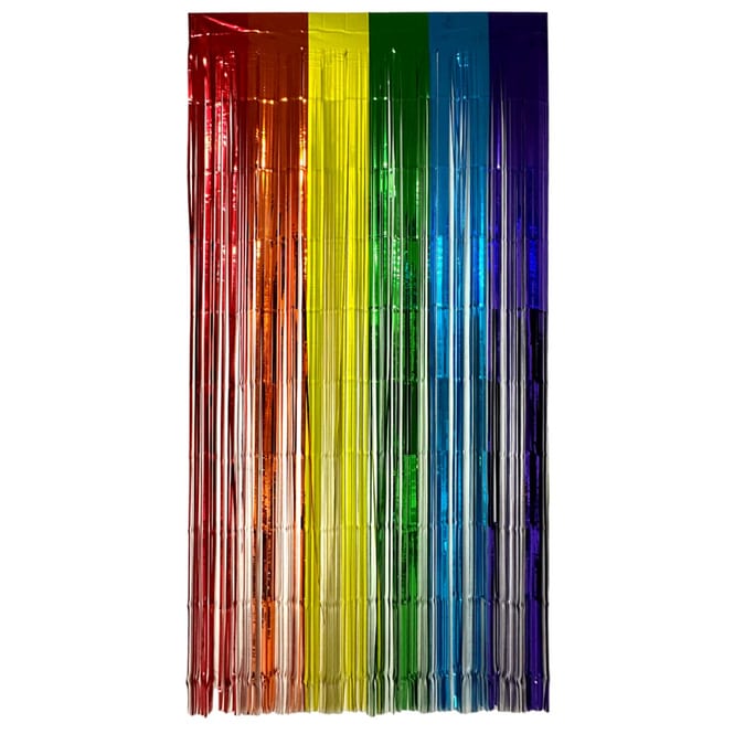 Partyvorhang bunt - ca. 182 x 100 cm