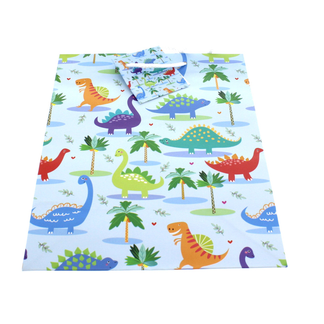 Geschenktasche - Dinosaurier - ca. 17,5 x 9,5 x 22,5 cm