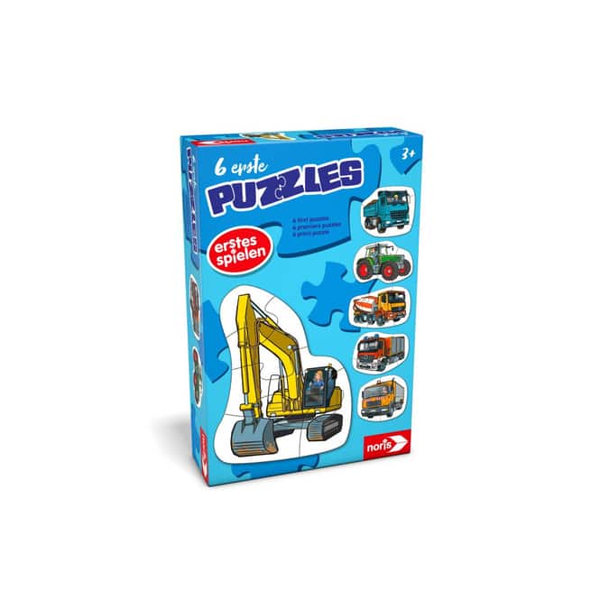 Erstes Spielen - 6 erste Puzzles - Fahrzeuge